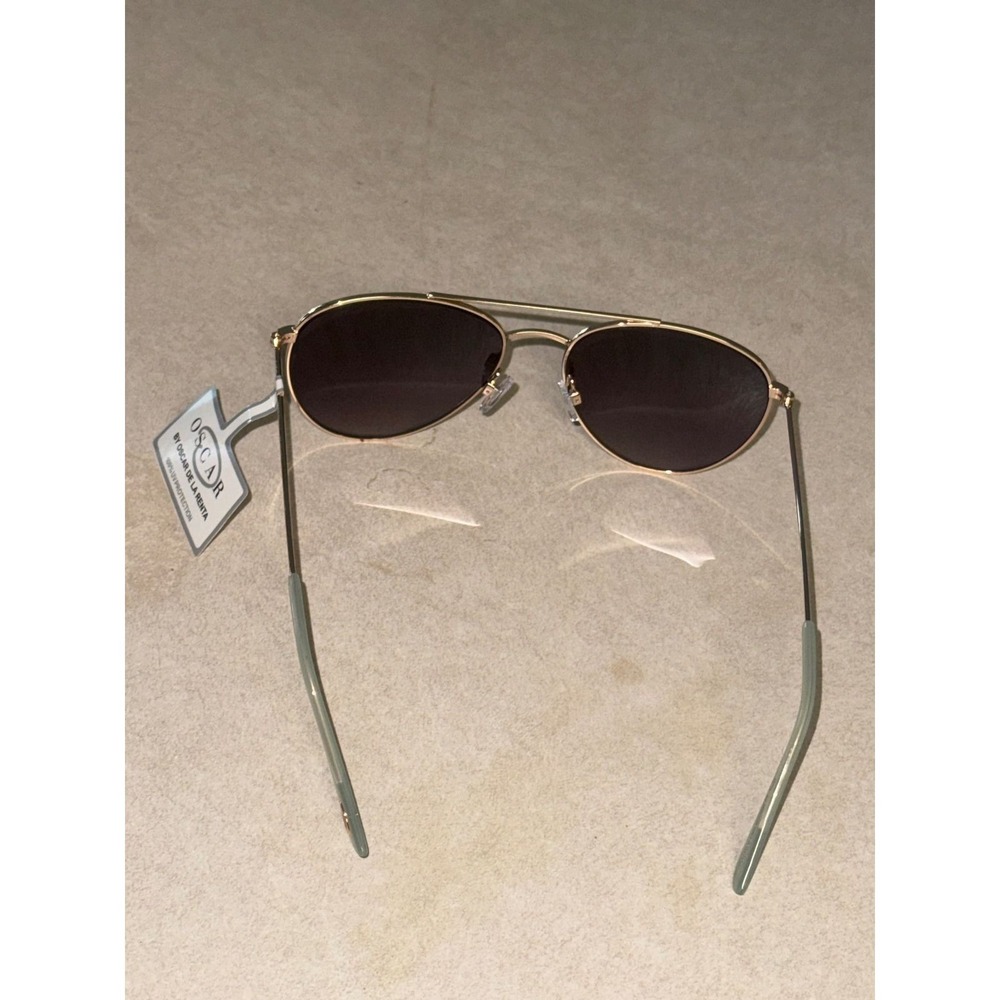 Oscar de la Renta Oscar 3110 Pilot Sunglasses Gold Retro 100% UV/UVB Unisex - Picture 5 of 11